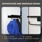 Wall Mount Key Holder & Hat Rack - Metal Organizer for Baseball Caps, Keys & Hangers - Hat Hooks for Wall